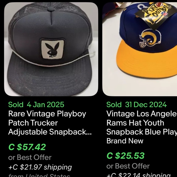 Vintage PLAYBOY Snapback / 80s / 90s / Trucker Style / Made In Taiwan - Picture 9 of 10